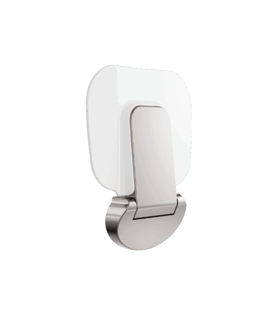 Nero Mecca Care Shower Seat 400×330mm Brushed Nickel | NRCR0003BN