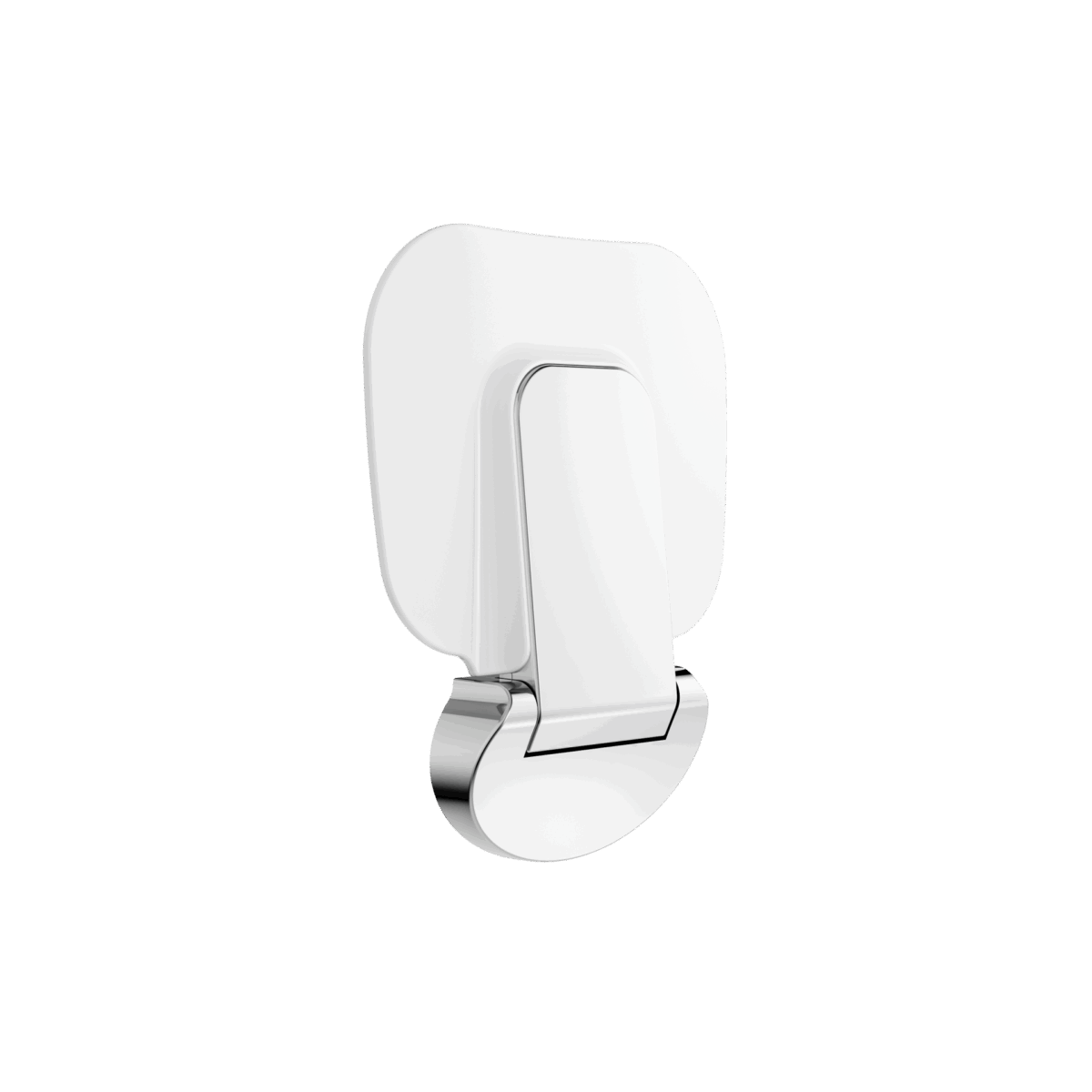 Nero Mecca Care Shower Seat 400×330mm Chrome | NRCR0003CH