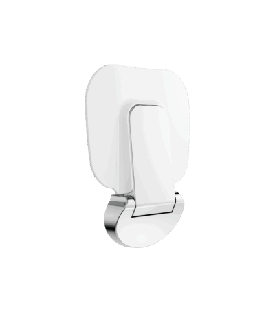 Nero Mecca Care Shower Seat 400×330mm Chrome | NRCR0003CH