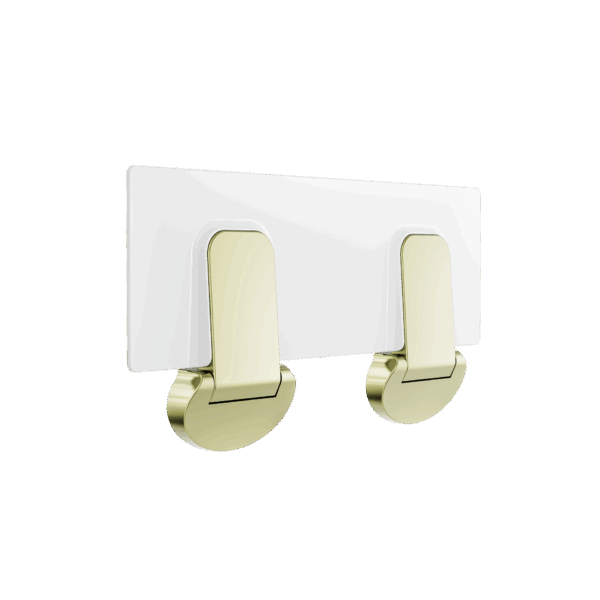 Nero Mecca Care Shower Seat 960×330mm Brushed Gold | NRCR0002BG