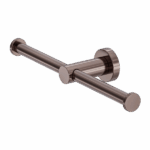 Nero Mecca Double Toilet Roll Holder Brushed Bronze | NR1986dBZ