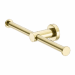 Nero Mecca Double Toilet Roll Holder Brushed Gold | NR1986dBG
