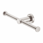 Nero Mecca Double Toilet Roll Holder Brushed Nickel | NR1986dBN