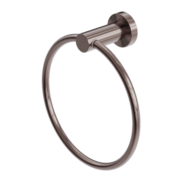 Nero Mecca Hand Towel Ring Brushed Bronze | NR1980BZ