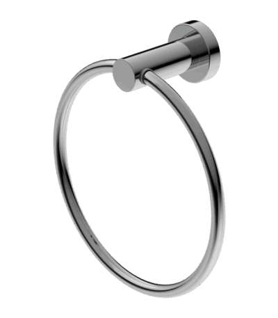 Nero Mecca Hand Towel Ring Chrome | NR1980CH