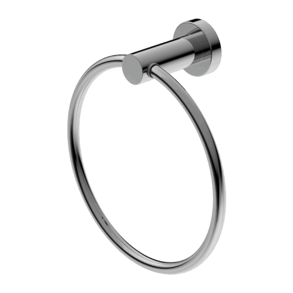 Nero Mecca Hand Towel Ring Chrome | NR1980CH
