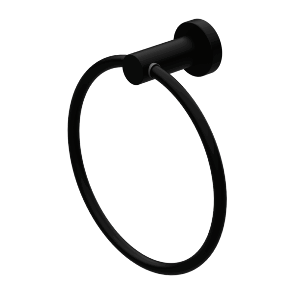 Nero Mecca Hand Towel Ring Matte Black | NR1980MB