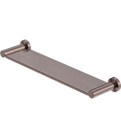 Nero Mecca Metal Shower Shelf Brushed Bronze | NR1987aBZ