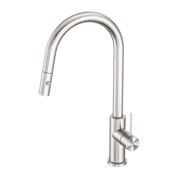 Nero Mecca Pull Out Sink Mixer With Vegie Spray Function Brushed Nickel | NR221908BN