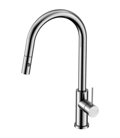 Nero Mecca Pull Out Sink Mixer With Vegie Spray Function Chrome | NR221908CH