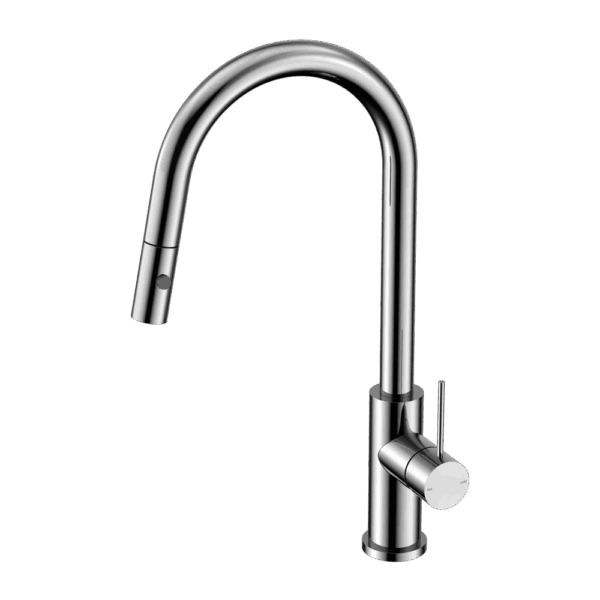 Nero Mecca Pull Out Sink Mixer With Vegie Spray Function Chrome | NR221908CH
