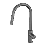 Nero Mecca Pull Out Sink Mixer With Vegie Spray Function Gun Metal | NR221908GM