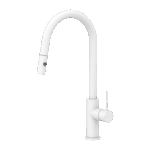 Nero Mecca Pull Out Sink Mixer With Vegie Spray Function Matte White | NR221908MW