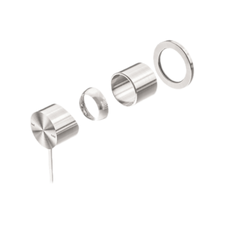 Nero Mecca Shower Mixer 60mm Plate Trim Kits Only Brushed Nickel | NR221911HTBN