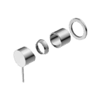 Nero Mecca Shower Mixer 60mm Plate Trim Kits Only Chrome | NR221911HTCH