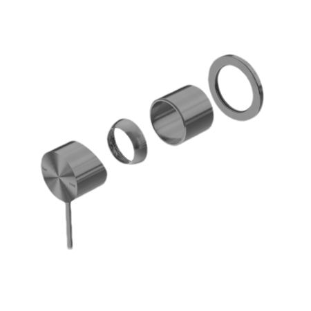 Nero Mecca Shower Mixer 60mm Plate Trim Kits Only Gun Metal | NR221911HTGM