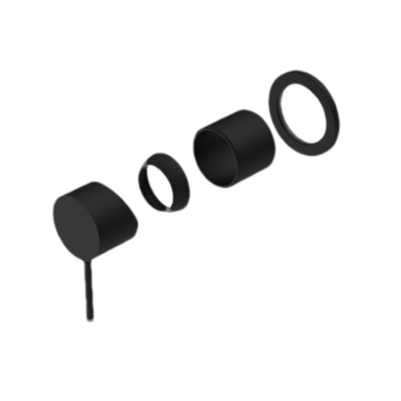 Nero Mecca Shower Mixer 60mm Plate Trim Kits Only Matte Black | NR221911HTMB
