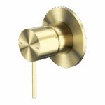 Nero Mecca Shower Mixer 80mm Plate Brushed Gold | NR221911BG