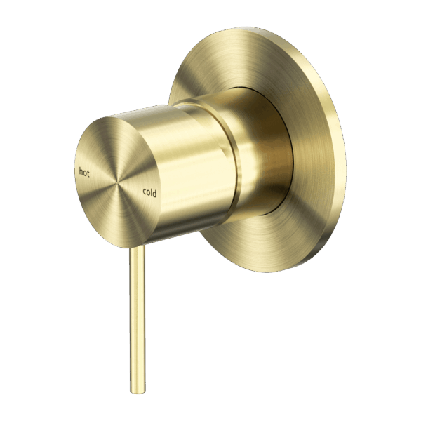Nero Mecca Shower Mixer 80mm Plate Brushed Gold | NR221911BG