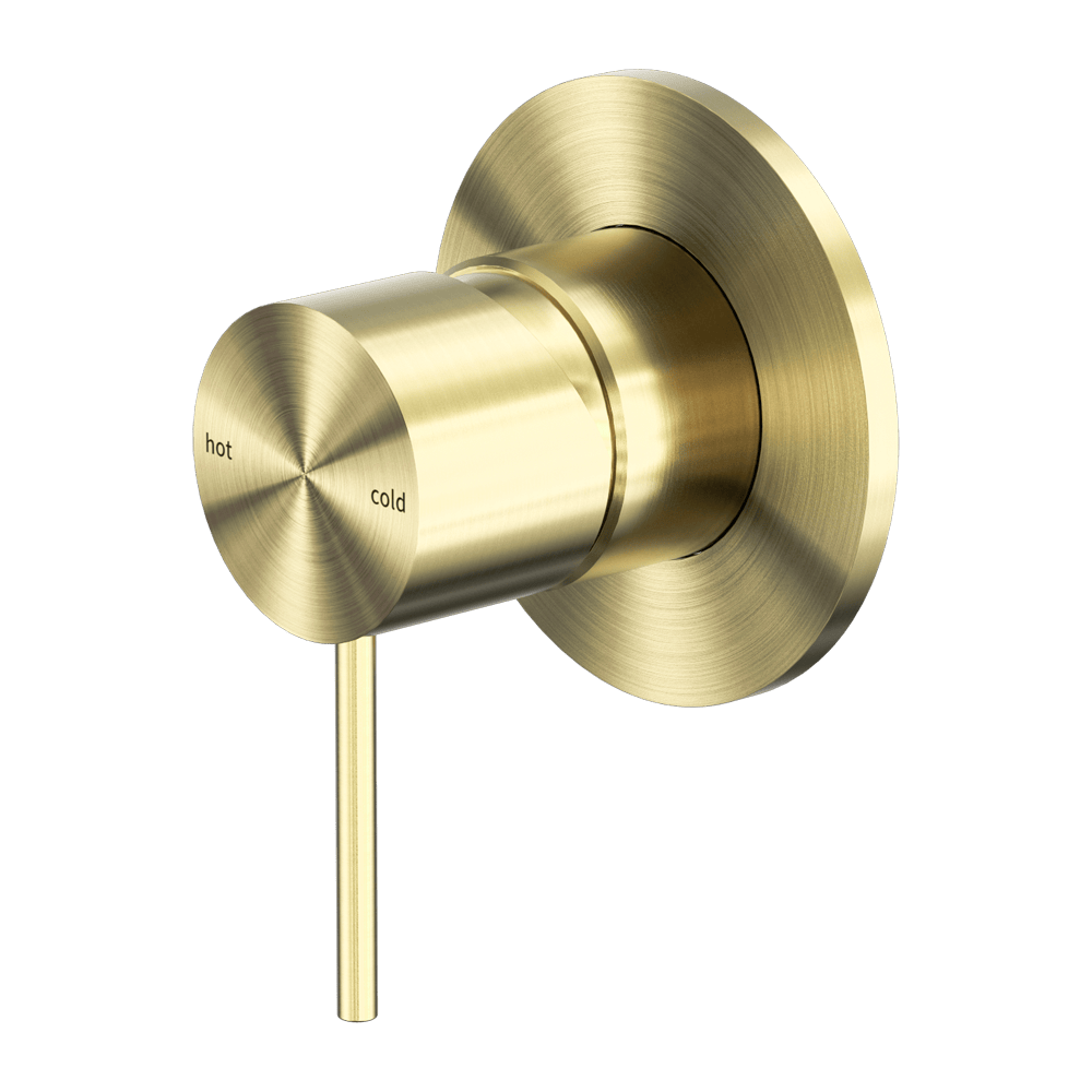 Nero Mecca Shower Mixer 80mm Plate Brushed Gold | NR221911BG
