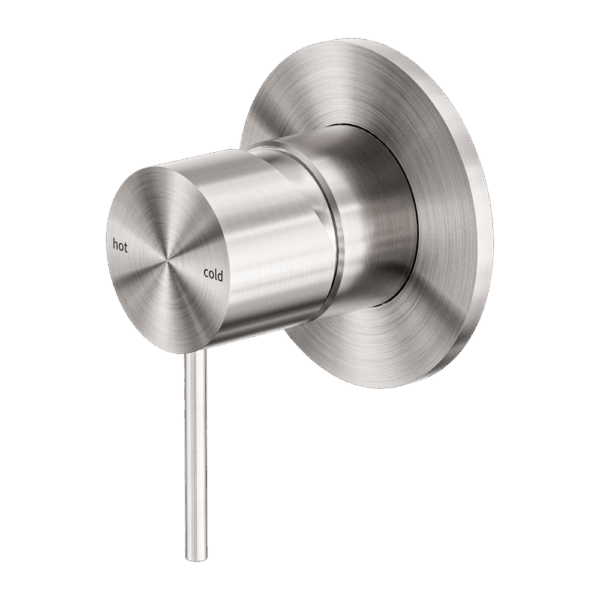 Nero Mecca Shower Mixer 80mm Plate Brushed Nickel | NR221911BN