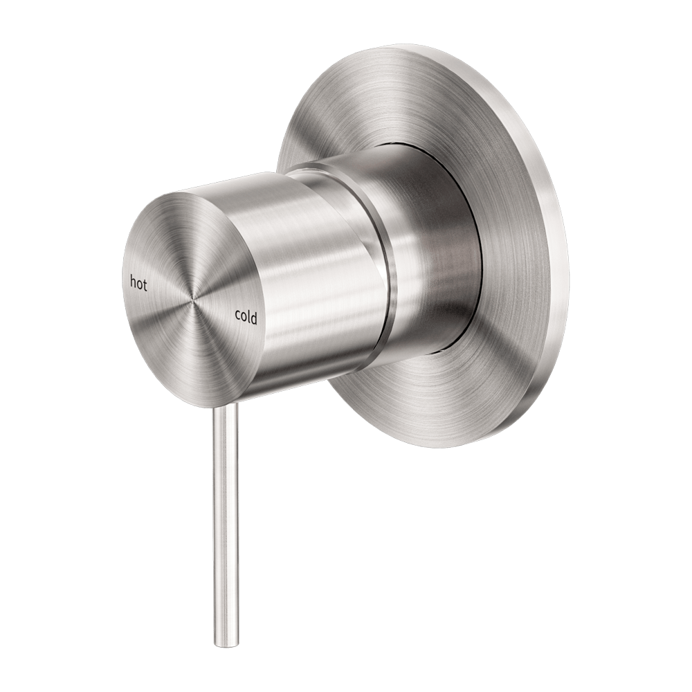 Nero Mecca Shower Mixer 80mm Plate Brushed Nickel | NR221911BN