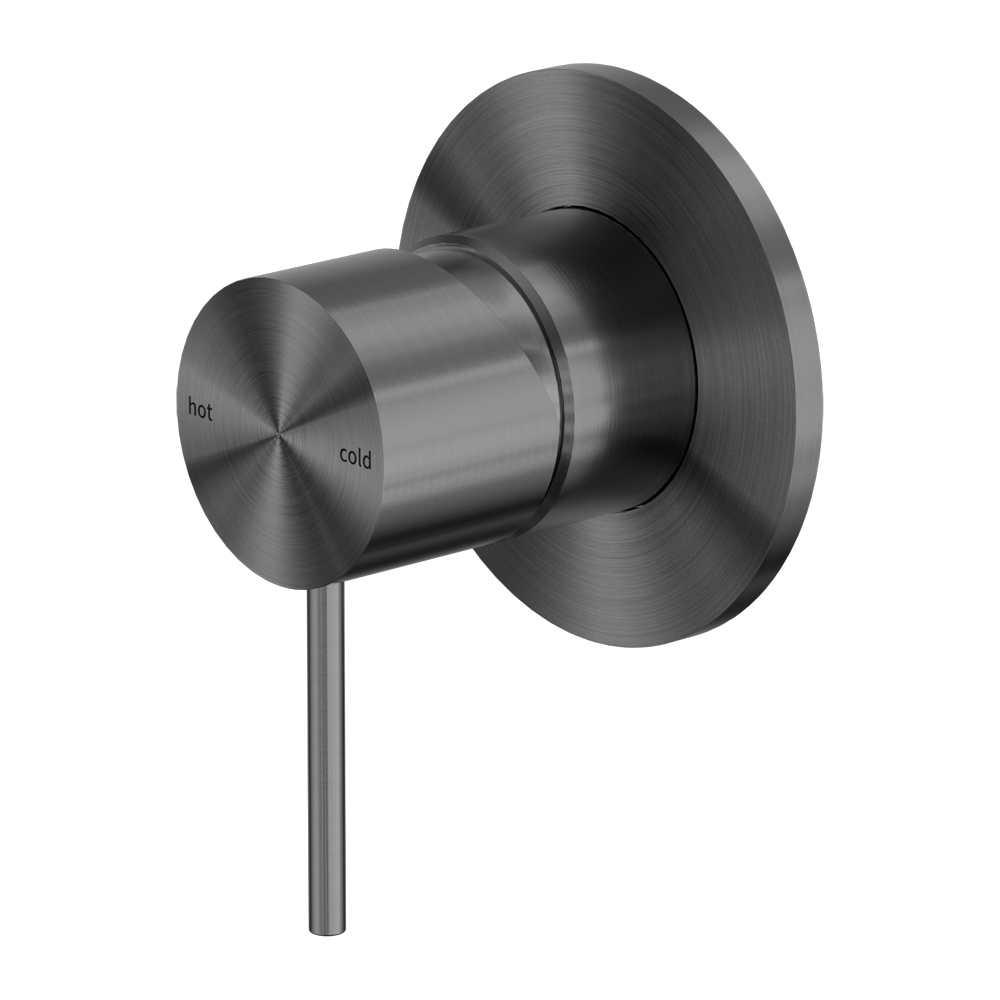 Nero Mecca Shower Mixer 80mm Plate Gun Metal | NR221911GM