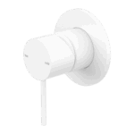 Nero Mecca Shower Mixer 80mm Plate Matte White | NR221911MW