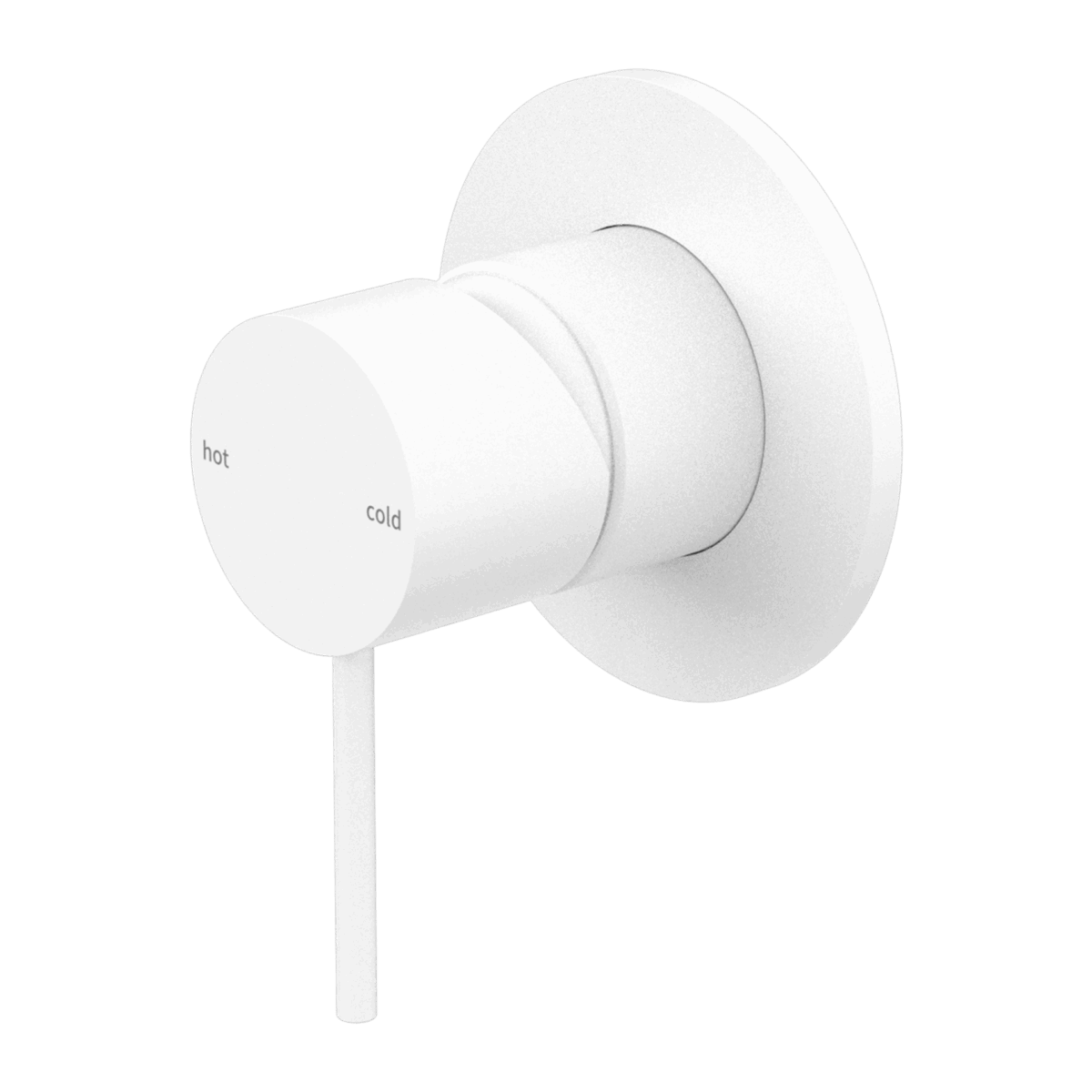 Nero Mecca Shower Mixer 80mm Plate Matte White | NR221911MW