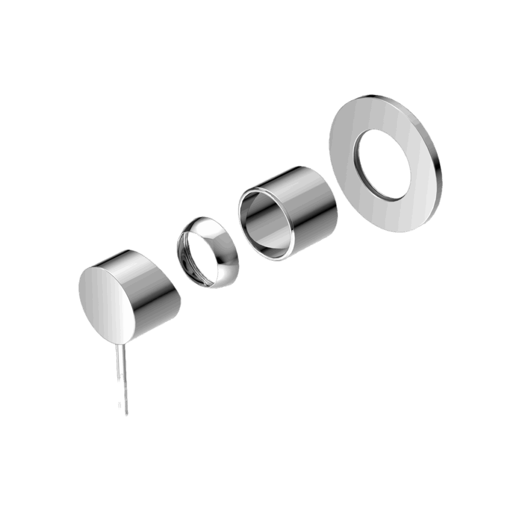 Nero Mecca Shower Mixer 80mm Plate Trim Kits Only Chrome | NR221911TCH
