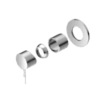 Nero Mecca Shower Mixer 80mm Plate Trim Kits Only Chrome | NR221911TCH
