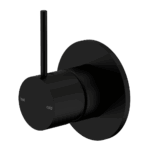Nero Mecca Shower Mixer Handle Up 80mm Plate Matte Black | NR221911BMB