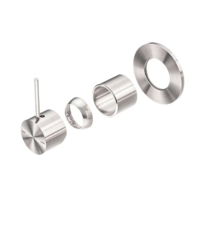 Nero Mecca Shower Mixer Handle Up 80mm Plate Trim Kits Only Brushed Nickel | NR221911BTBN
