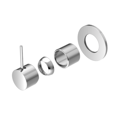 Nero Mecca Shower Mixer Handle Up 80mm Plate Trim Kits Only Chrome | NR221911BTCH