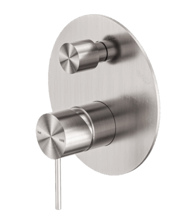 Nero Mecca Shower Mixer With Divertor Brushed Nickel | NR221911ABN
