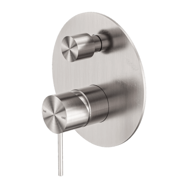 Nero Mecca Shower Mixer With Divertor Brushed Nickel | NR221911ABN