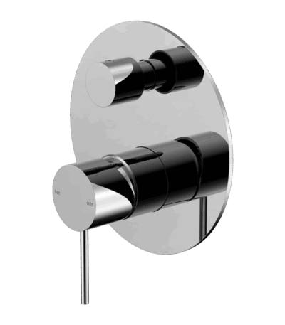 Nero Mecca Shower Mixer With Divertor Chrome | NR221911ACH