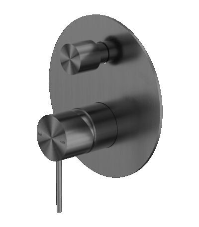 Nero Mecca Shower Mixer With Divertor Gun Metal | NR221911AGM