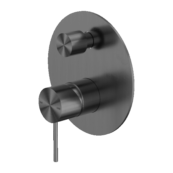 Nero Mecca Shower Mixer With Divertor Gun Metal | NR221911AGM