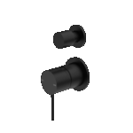 Nero Mecca Shower Mixer With Divertor Separate Back Plate Matte Black | NR221911sMB