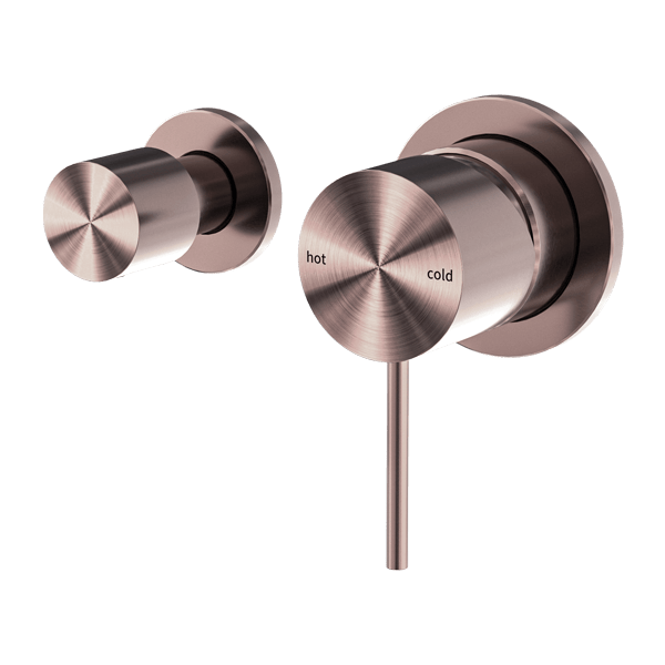 Nero Mecca Shower Mixer With Horizontal 2 Way Divertor Brushed Bronze | NR221911UBZ