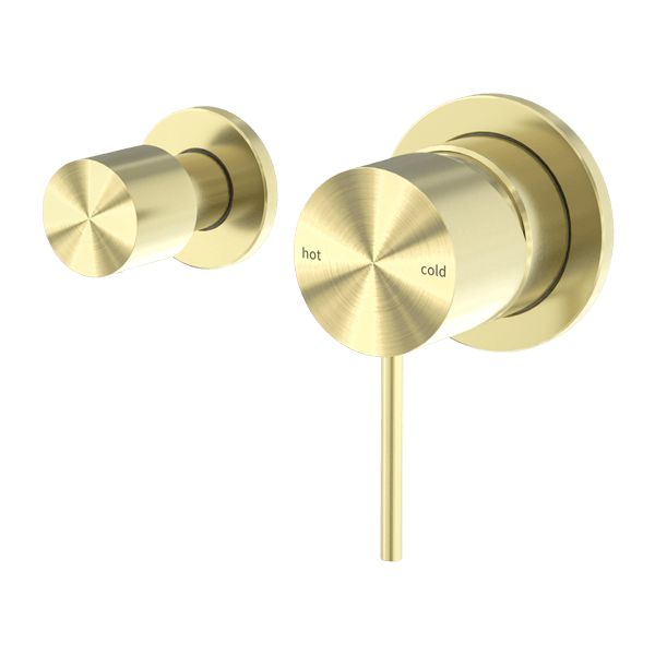 Nero Mecca Shower Mixer With Horizontal 2 Way Divertor Brushed Gold | NR221911UBG
