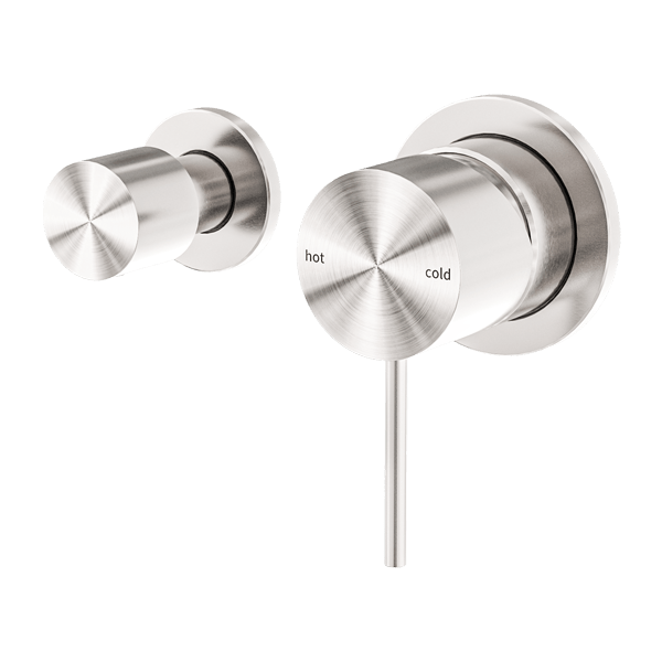 Nero Mecca Shower Mixer With Horizontal 2 Way Divertor Brushed Nickel | NR221911UBN