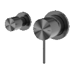 Nero Mecca Shower Mixer With Horizontal 2 Way Divertor Gun Metal | NR221911UGM