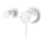 Nero Mecca Shower Mixer With Horizontal 2 Way Divertor Matte White | NR221911UMW