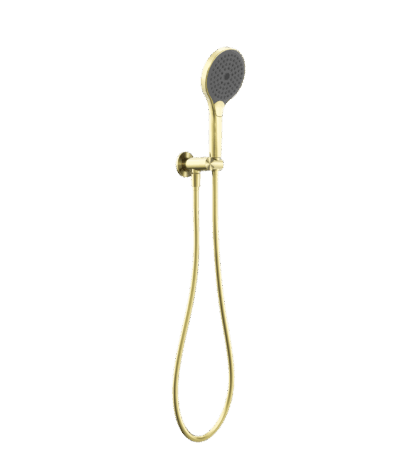Nero Mecca Shower On Bracket With Air Shower Ii Brushed Gold | NR221905FBG