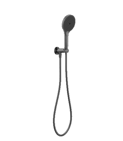Nero Mecca Shower On Bracket With Air Shower Ii Gun Metal | NR221905FGM
