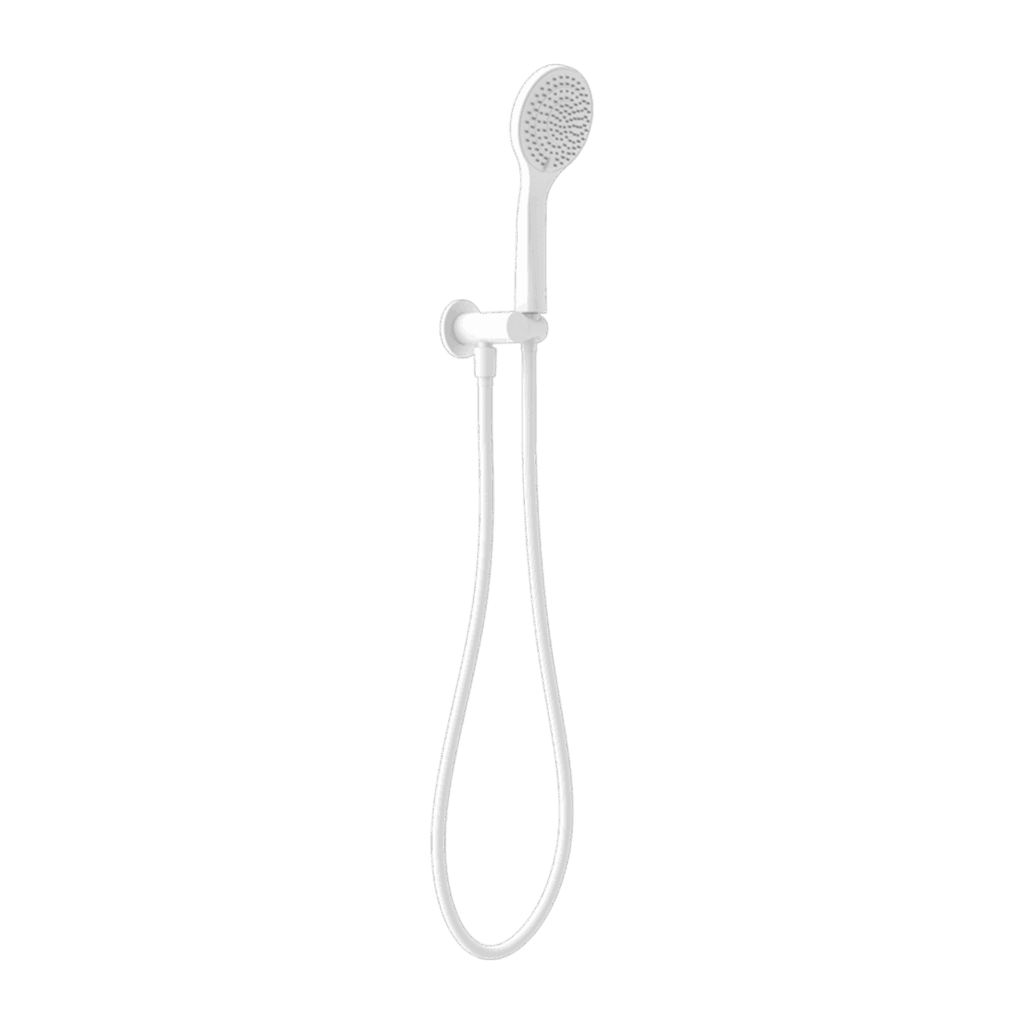 Nero Mecca Shower On Bracket With Air Shower Matte White | NR221905MW