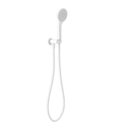 Nero Mecca Shower On Bracket With Air Shower Matte White | NR221905MW