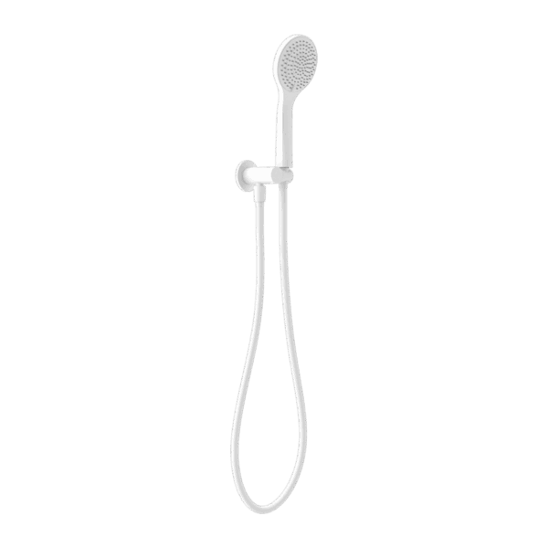 Nero Mecca Shower On Bracket With Air Shower Matte White | NR221905MW